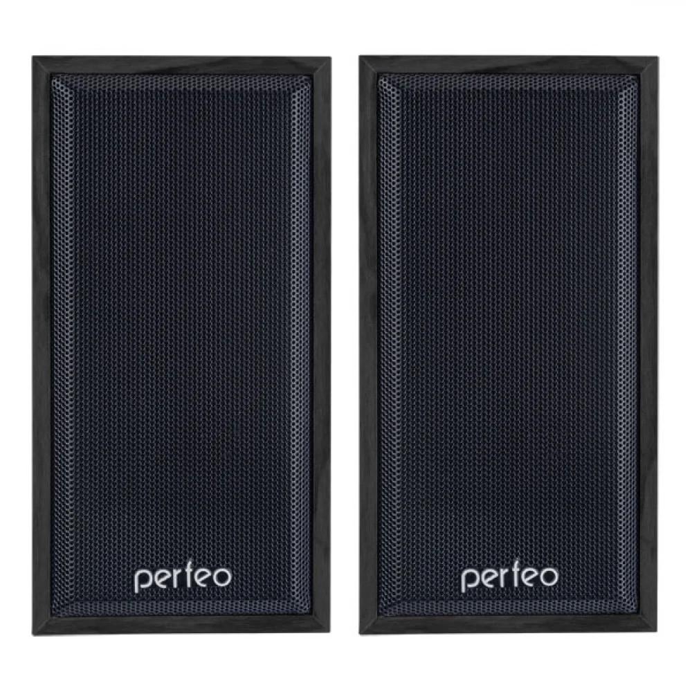 Perfeo колонки "Cabinet" 2.0, мощность 2х3 Вт (RMS), чёрн дерево, USB (PF-84-BK), PF_4327