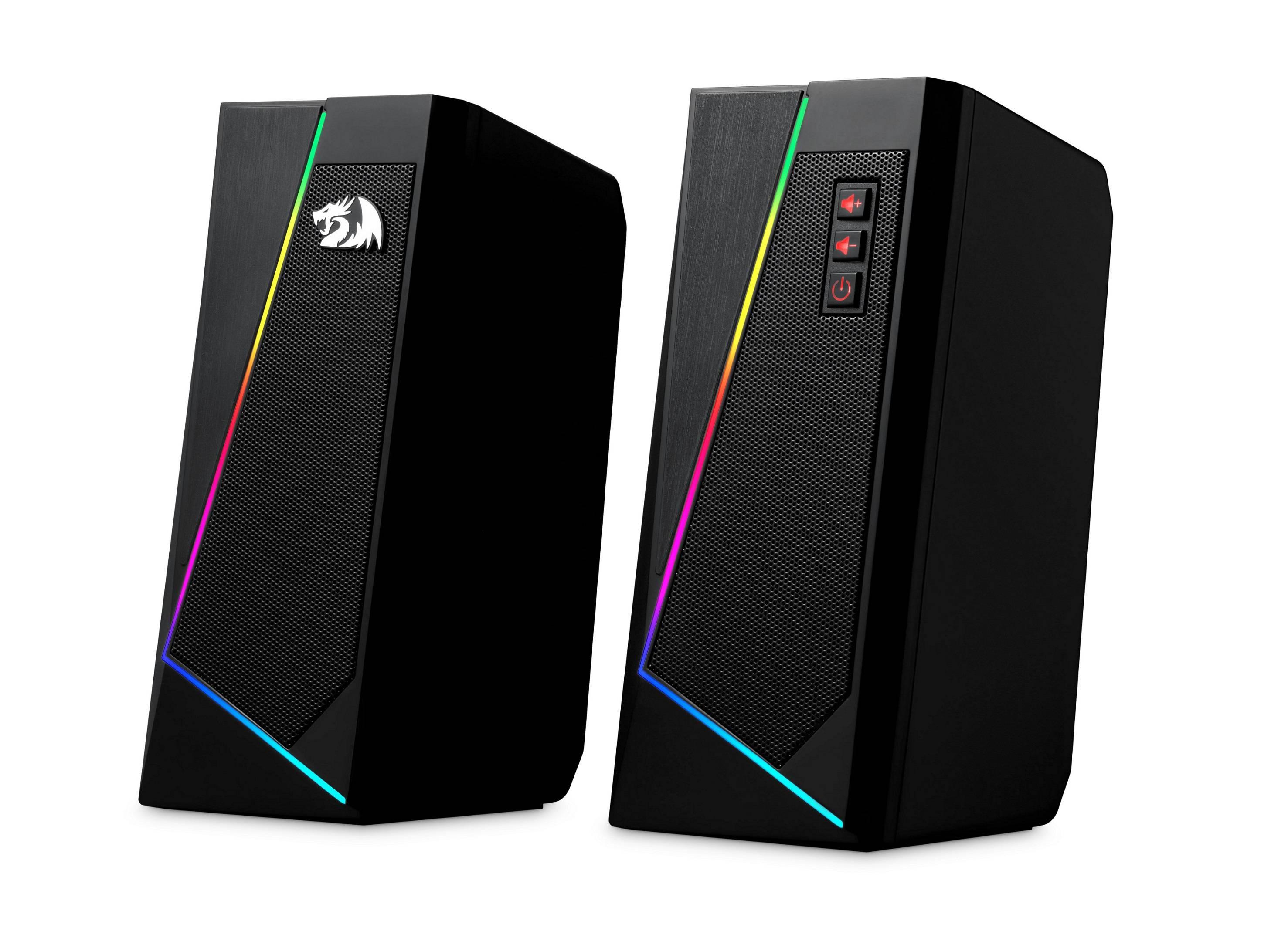 Redragon Акустическая 2.0 система Anvil черный, 6 Вт, питание от USB, 77878