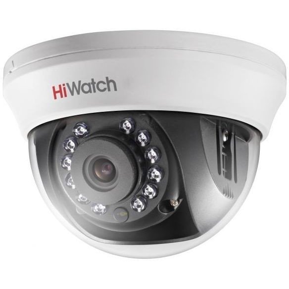 HiWatch DS-T591(C) (2.8 mm) 5Мп внутренняя купольная HD-TVI камера с ИК-подсветкой до 20м