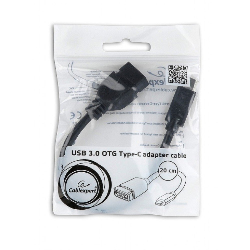 Cablexpert Переходник USB OTG, USB Type-C/USB 3.0F, пакет (A-OTG-CMAF3-01)
