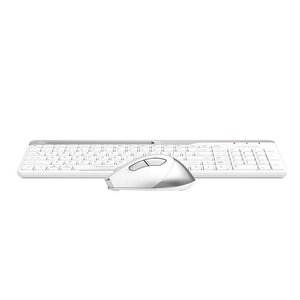 Клавиатура + мышь A4Tech Fstyler FB2535C клав:белый/серый мышь:белый/серый USB беспроводная Bluetoot, FB2535C ICY WHITE