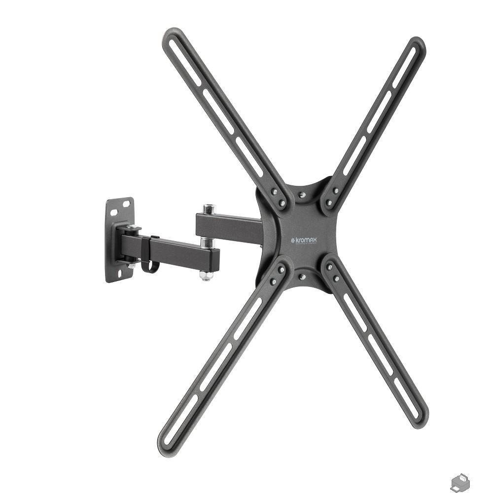 Kromax CORBEL-7 черный 22"-65" макс.30кг настенный поворот и наклон, 90467