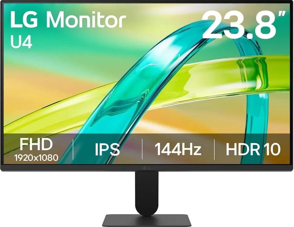 МОНИТОР 27" LG 24U411B-B Black (IPS,1920 x1080, 144Hz, 5 ms, 178°/178°, 250 cd/m, 1500:1, +HDMI 2.0, +D-Sub), 24U411B-B.ARUZ