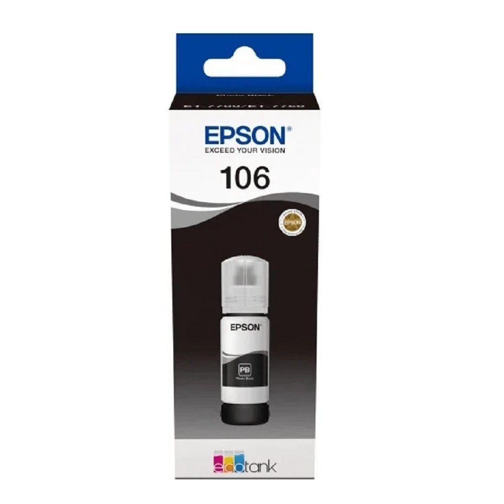 EPSON C13T00R140  Контейнер 106 с черными фото чернилами для L7160/7180, 70 мл