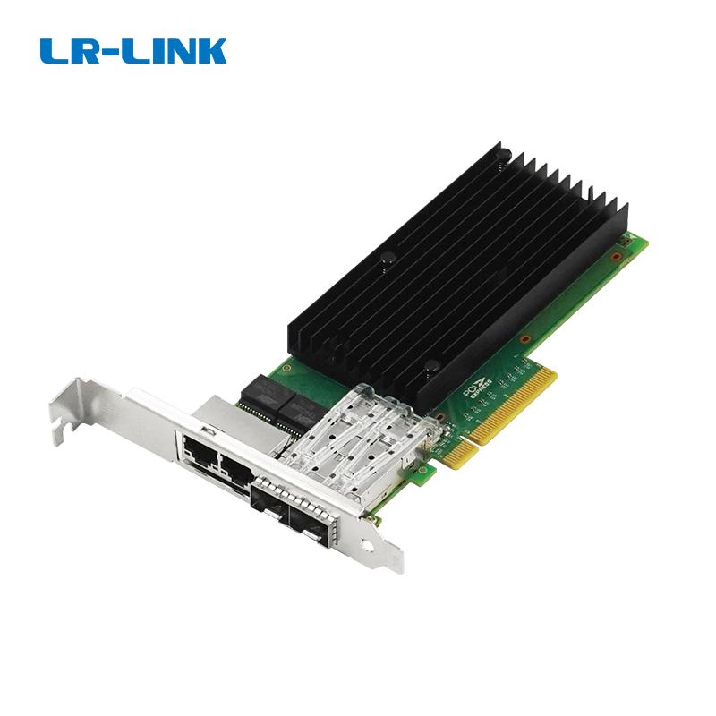 Сетевая карта/ PCIe x8 10G 4-port SFP+ & Copper Hybrid Ethernet Network Adapter (Intel X710), LRES4005TF-2S2T