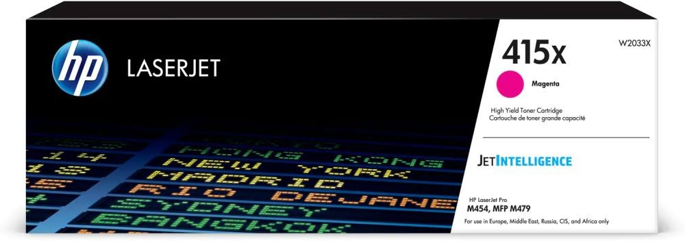 Тонер-картридж 415X для HP LJ M454/MFP M479, 6К (O) малиновый W2033X