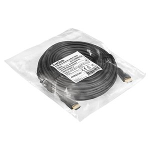 Exegate EX294700RUS Активный оптический кабель HDMI ExeGate EX-CC-HDMI2-30.0 (19M/19M, v2.0, 30м, 4K UHD, Ethernet, позолоченные контакты)