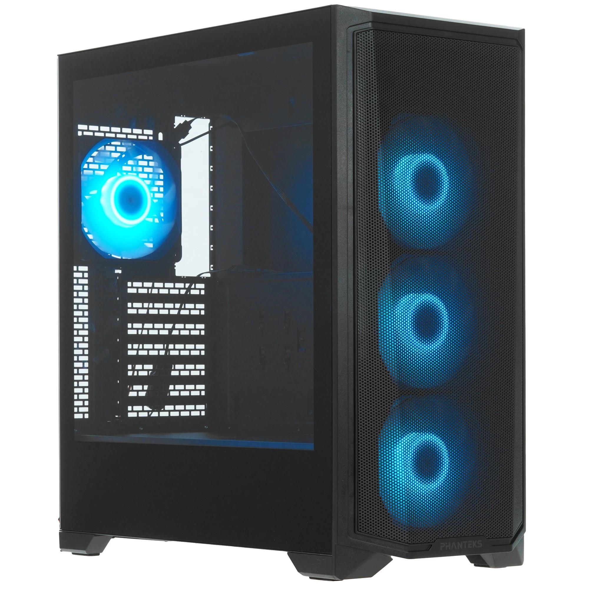 PHANTEKS Eclipse G370A, Black, 4x120mm ARGB Fan, Nylon front filter, TG, Mid-Tower / PH-EC370A_DBK01R