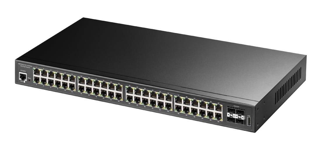 Коммутатор/ 48-Port Layer 2 Managed Gigabit PoE++ Switch with 4 10G SFP ports 720W, GS2048PS4-720W