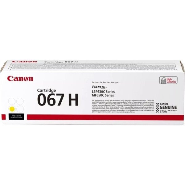 Canon Тонер-картридж/ CRG 067H Y  MF651Cw/MF655Cdw/LBP631Cw, 5103C002