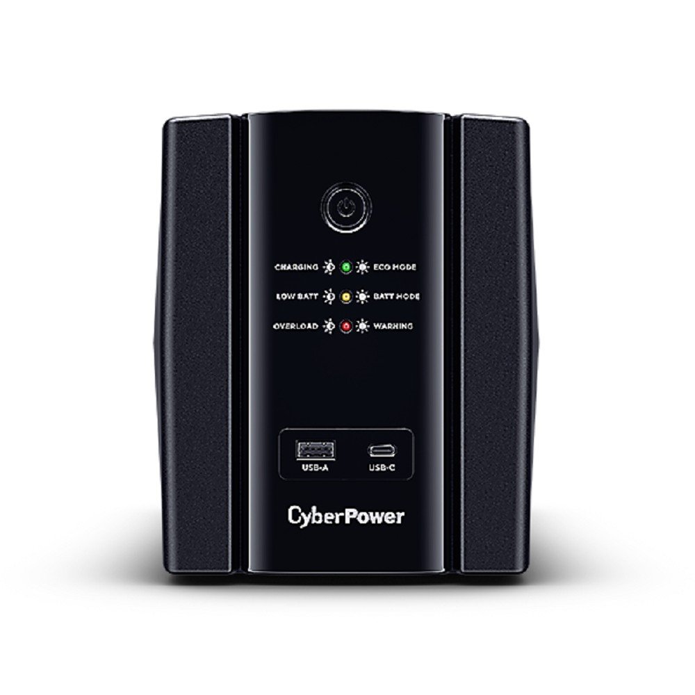 ИБП CyberPower UT2200EG {Line-Interactive, Tower, 2200VA/1320W USB/RJ11/45/USB charger A/C (4 EURO), 12В/9 Ач х 2}