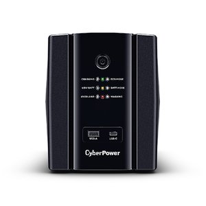 ИБП CyberPower UT2200EG {Line-Interactive, Tower, 2200VA/1320W USB/RJ11/45/USB charger A/C (4 EURO), 12В/9 Ач х 2}