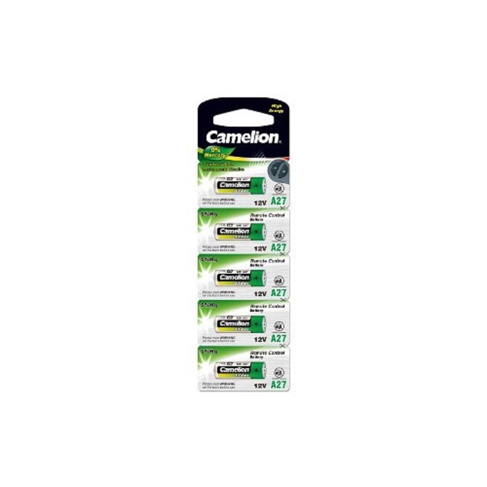 Camelion LR27A BL-5 Mercury Free (A27-BP5, батарейка,12В)(5шт. в уп-ке), 12830