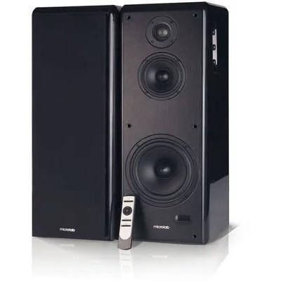 MICROLAB SOLO 19 черный {(40 Вт + 60 Вт) x 2, Частотная характеристика: 20 Гц - 20 кГц, Отношение сигнал/шум: > 80 дБ, Разделение: 45 дБ}