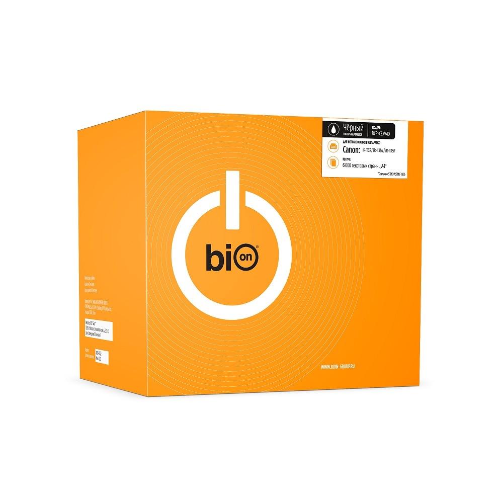 Bion BCR-CEXV40 Картридж для Canon{CEXV40/ iR-1133/1133Ai/1133iF}(6000  стр.), Черный, с чипом