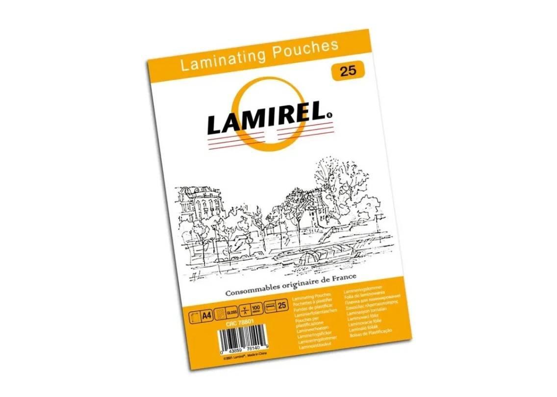 Lamirel Пленка для ламинирования А4, 100мкм, 25 шт., LA-78801