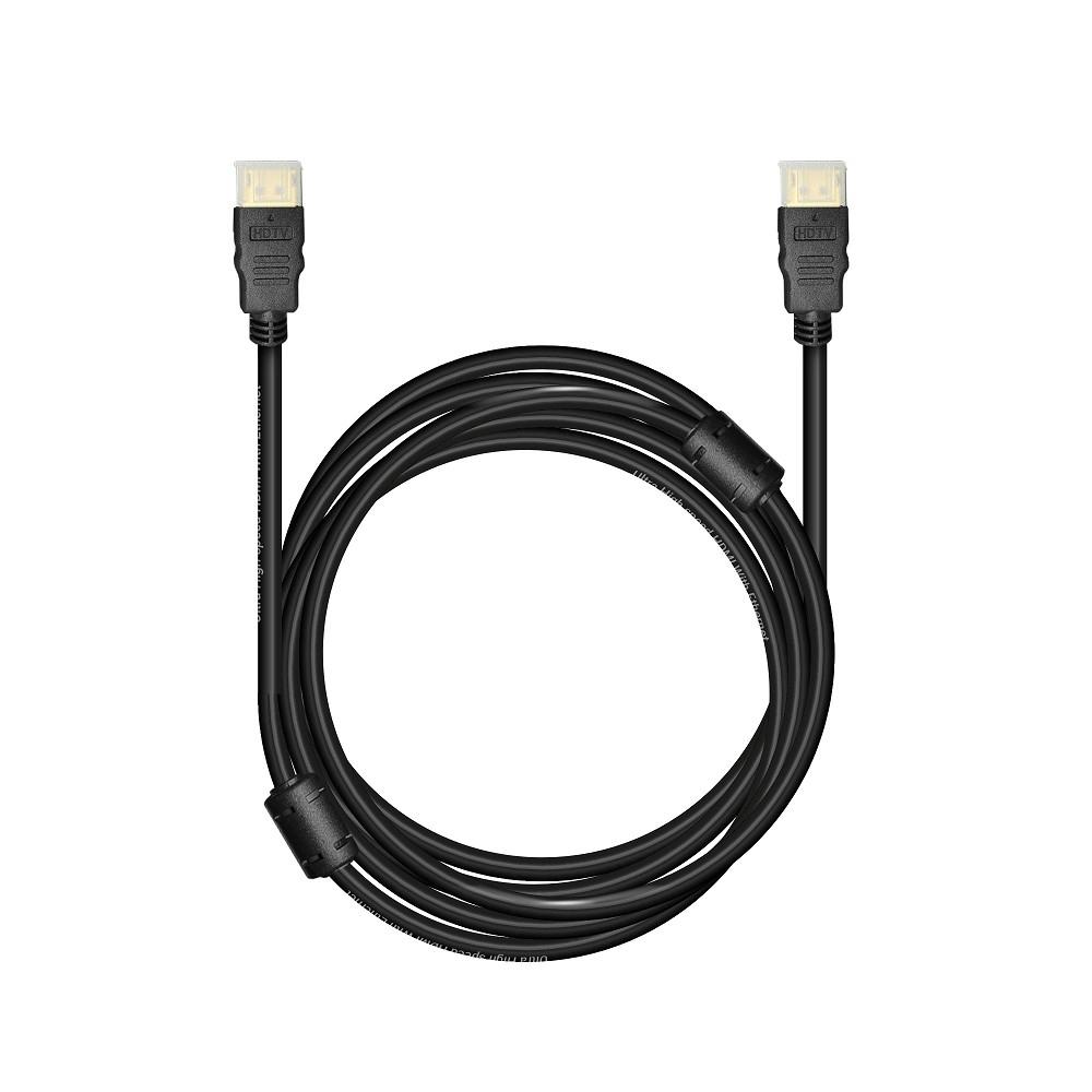 Bion Кабель HDMI v2.1, 19M/19M, 3D, 8K UHD, экран, ферритовые кольца, 3 м, черный [BXP-HDMI21-030]