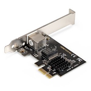 Exegate EX296212RUS Сетевой адаптер ExeGate EXE-251 (PCI-E x1 v2.0, 1xRJ45, UTP 100Mbps/1000Mbps/2.5Gbps RTL8125B)