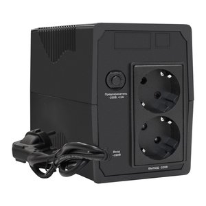 Exegate EP285601RUS ИБП ExeGate SpecialPro UNB-650.LED.AVR.EURO <650VA/360W, LED, AVR, 2 евророзетки, Black>