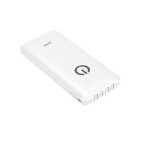 Perfeo Powerbank ABSOLUTE 10000mah In Micro usb,USB /Out USB,Micro usb,Type-C,Lightning, 2.1А/ White (PF_B4879)