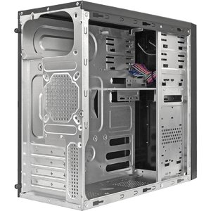 Exegate EX283240RUS Корпус Minitower ExeGate MA-373X Black, mATX <без БП> 2*USB, Audio