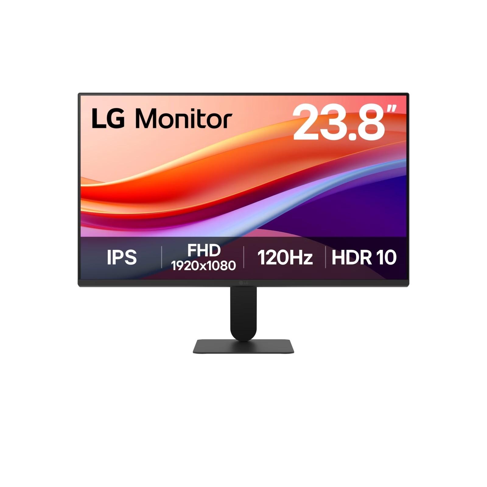 LCD LG 23.8" 24U411A-B UltraFine черный {IPS 1920x1080 120Hz 16:9 1500:1 250cd 178/178 D-Sub HDMI}, 24U411A-B.ARUQ