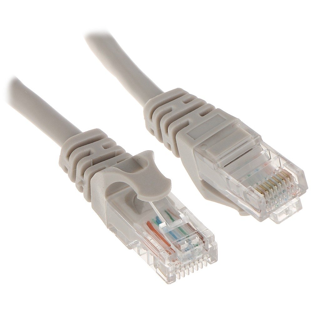 Патч-корд Bion [BPC-U5E101-2M] U/UTP, Cat.5e, AWG 26 (7/0,16мм), CCA, многожильный, PVC, 2м, серый