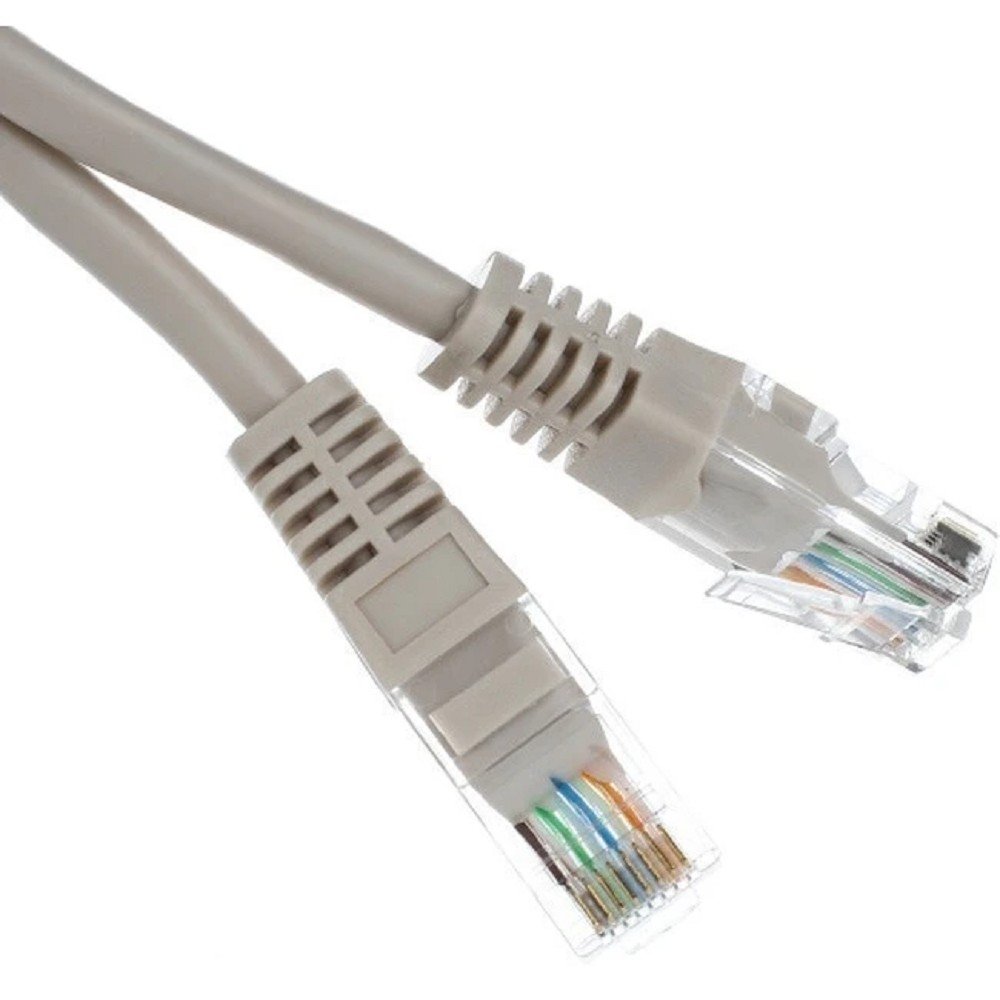 Rexant (18-8004) Шнур коммутационный, патч-корд U/UTP RJ45-RJ45, CAT 5e, LSZH серый, 1,5м
