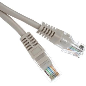 Rexant (18-8004) Шнур коммутационный, патч-корд U/UTP RJ45-RJ45, CAT 5e, LSZH серый, 1,5м