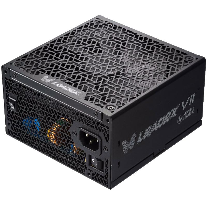 блок питания 1200 Ватт/ Power Supply Super Flower Leadex VII Platinum PRO, 1200W, ATX 3.1, 140mm, 12xSATA, 4xPCI-E(6+2), 1x12VHPWR(12+4), APFC, 80+ Platinum, Full Modular, SF-1200F14XP