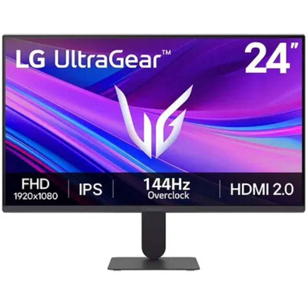 LCD LG 23.8" 24G411A-B {IPS 1920x1080 144Hz 5ms 250cd 1500:1 HDMI2.0 DisplayPort1.4 NVIDIA G-Sync FreeSync HDR10 VESA}, 24G411A-B.ARUZ