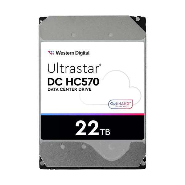 Жесткий диск Western Digital Ultrastar DC HС570 HDD 3.5" SATA 22TB, 7200 rpm, 512MB buffer, 512e, 0F48155, 1 year, WUH722222ALE6L4