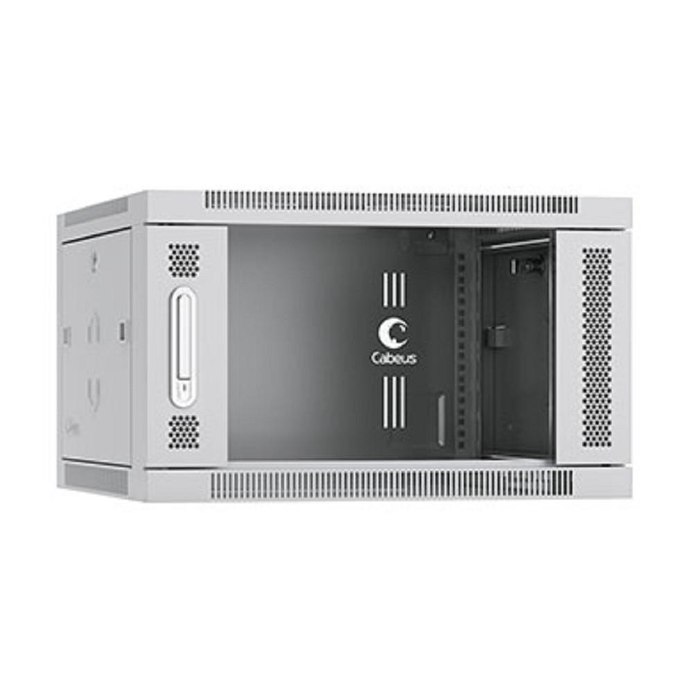 Cabeus SH-05F-6U60/60 Шкаф телекоммуникационный настенный 6U 600x600x368mm (ШхГхВ) дверь стекло