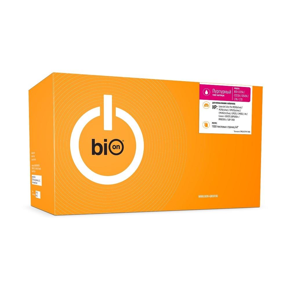 Bion CF213A/CE323A/CB543A/C716/C731 Картридж для HP {LaserJet Pro M251CM1415/1312/CP1525/1215/1515;Canon LBP5050/MF8030/8050/8080/8040/LBP-7100/7110/MF8230/8280/628/623 } (1400  стр.),Пурпурный, BCR-CF213A/CE323A/CB543A/C716/C731