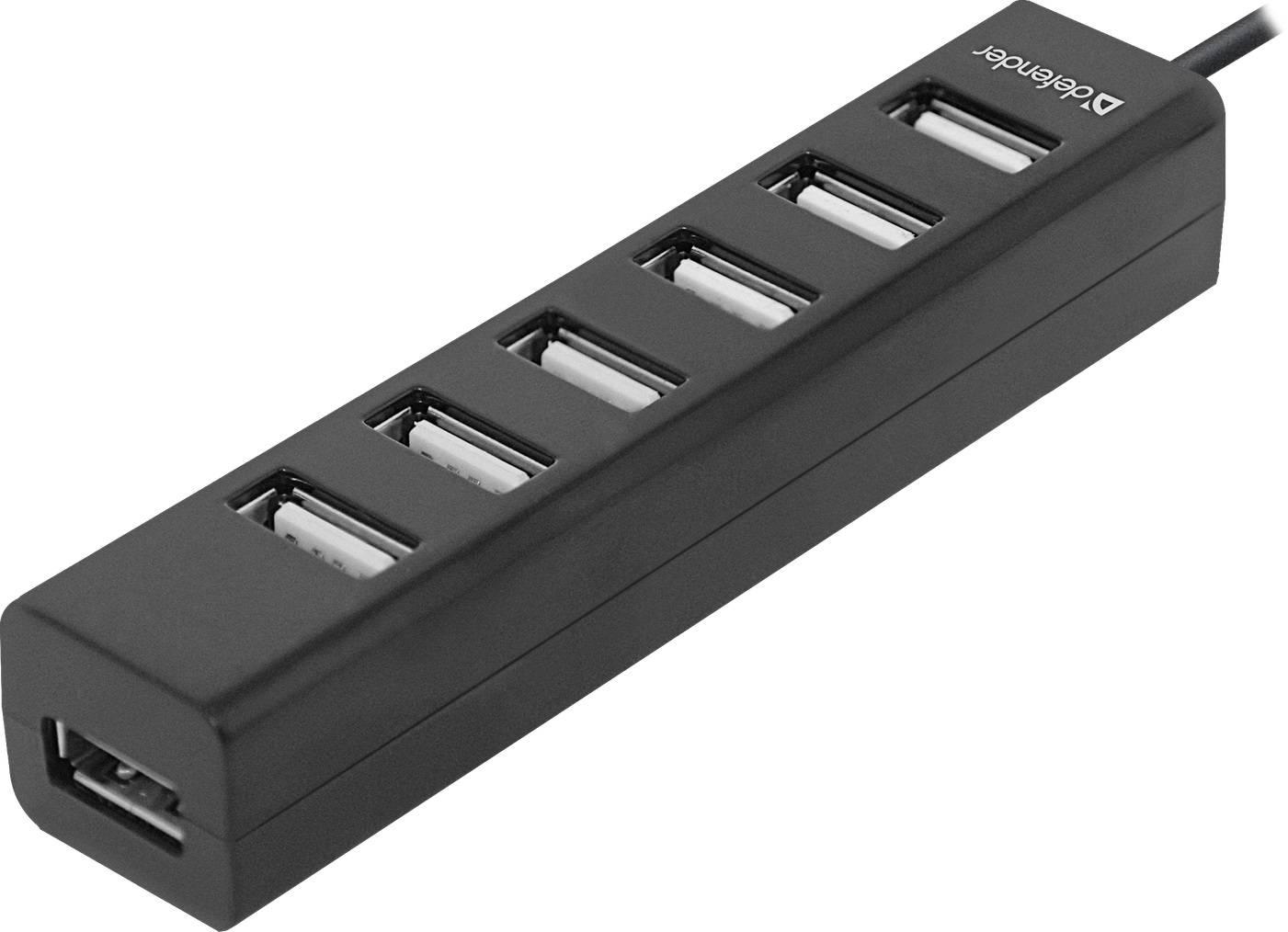 Defender Универсальный USB разветвитель Quadro Swift USB2.0, 7 портов, 83203