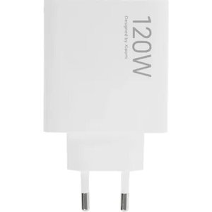 Xiaomi 120W HyperCharge Combo (Type-A) EU 120W 6A (PD+QC) USB универсальное белый (BHR9462EU) Сетевое зар./устр. 