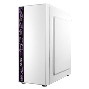 Ginzzu A390  White Window RGB подсветка 1*USB 3.0, 2*USB 2.0, AU