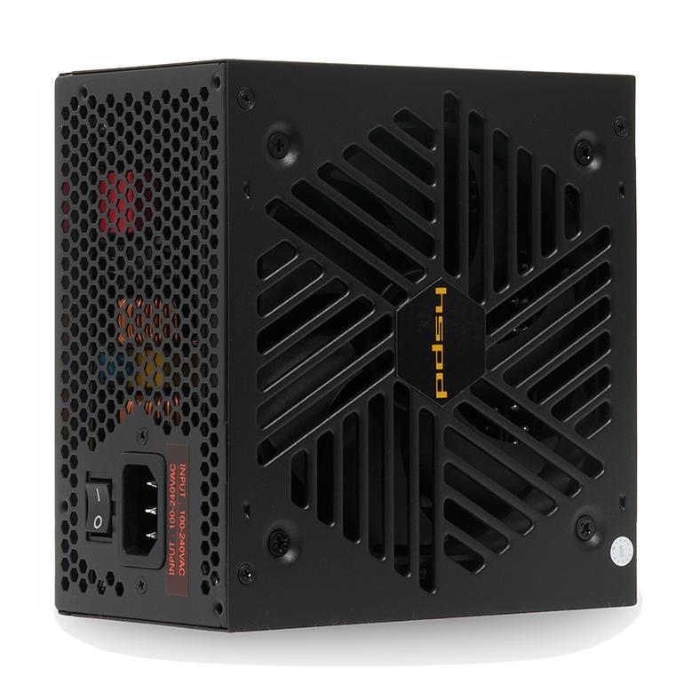 Блок питания/ Power Supply HSPD, 1200W 80+ Gold (ATX, 3.1, PCIe 5.1, Full modular, 1x24(20+4)pin 600mm, 2xCPU 8(4+4)pin 700mm, 2xPCIe*2 8(6+2)pin 550+150mm, 1x12V(2x6) 12+4pin 600W 550mm  3xSATA*3 500+150+150mm, 1xMOLEX4pin*3+FDD 500+150+150+150mm , Active, 120x120mm, 150x140x86mm, APFC, OVP, UVP, SCP, OCP, OTP, OPP, NLO, SIP, black), HSI-1200GF-BK