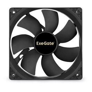 Exegate EX283393RUS Вентилятор ExeGate E12025S4P-PWM, 120x120x25 мм, подшипник скольжения, 4pin, PWM, 25dBA