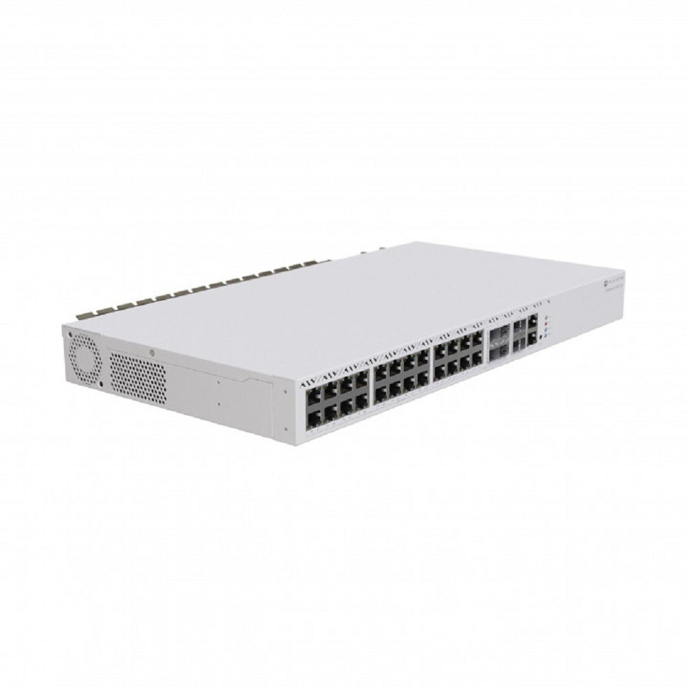 MikroTik CRS326-4C+20G+2Q+RM Коммутатор управляемый, 4Combo 10G/2.5G, 20*2.5Gbit RJ45, 2QSFP+*40Gbit