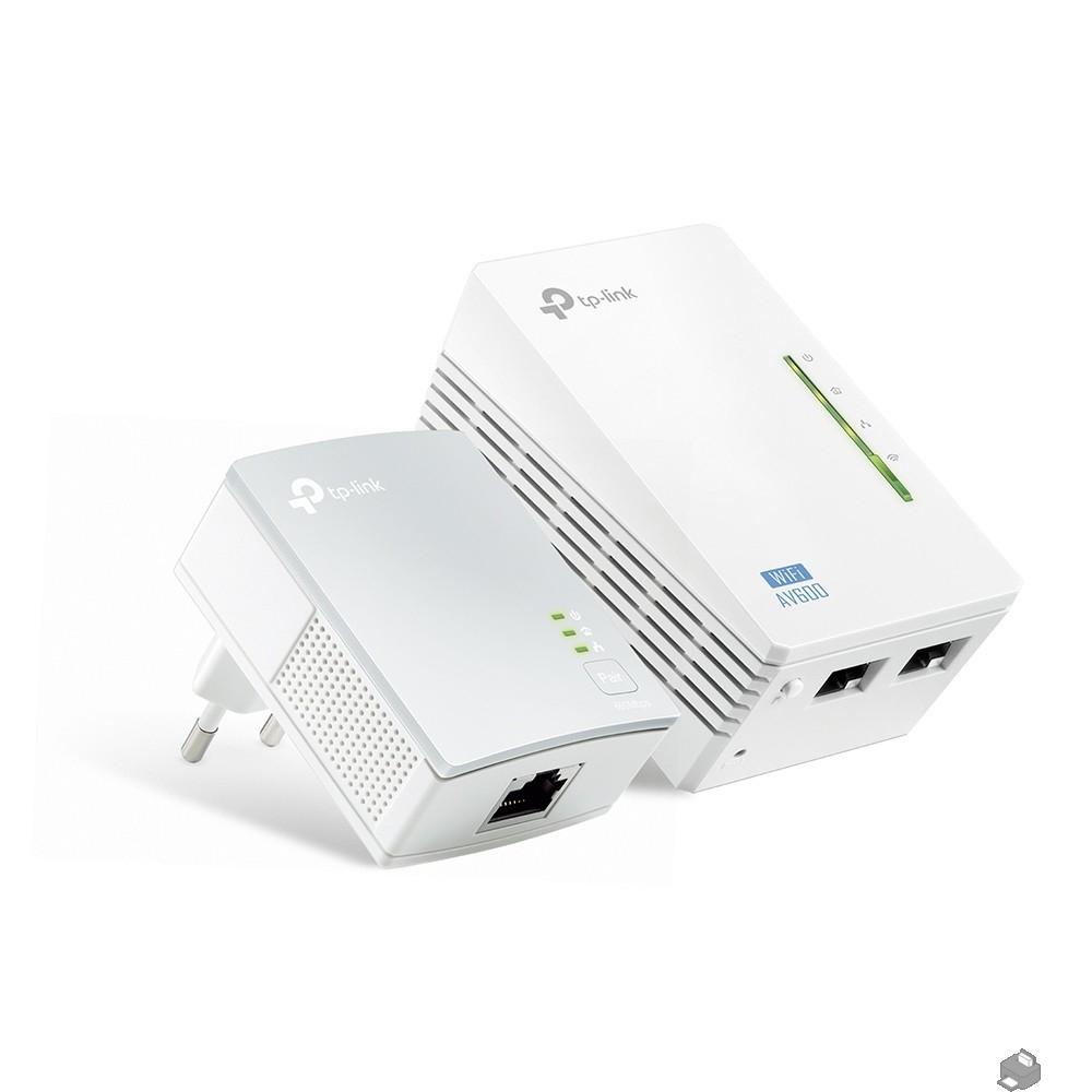 TP-Link TL-WPA4220KIT AV600 Комплект N300 Wi-Fi Powerline адаптеров, TL-WPA4220 KIT
