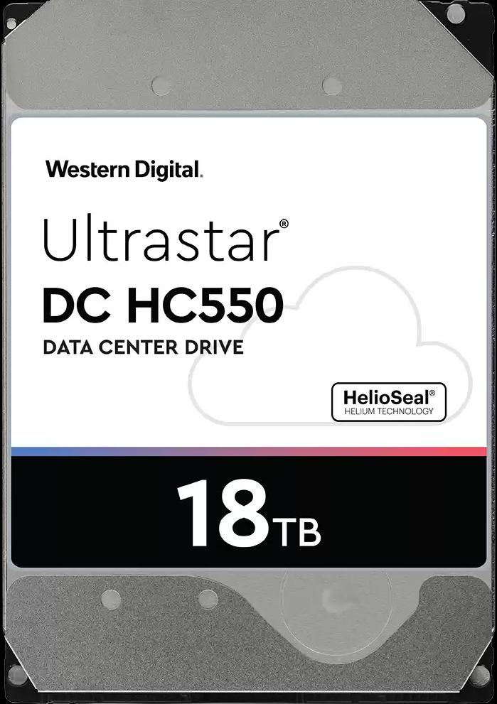 Жесткий диск/ HDD WD/HGST SATA Server 18Tb Ultrastar 7200 6Gb/s 512MB 1 year warranty, WUH721818ALE6L4