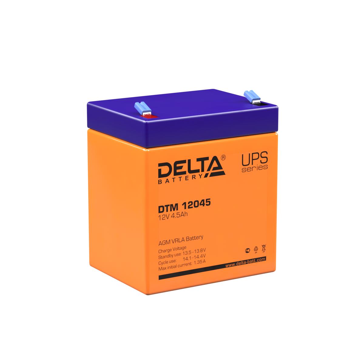 Батарея DELTA BATTERY DTM 12045 12V 4,5Ah, 4614010050003
