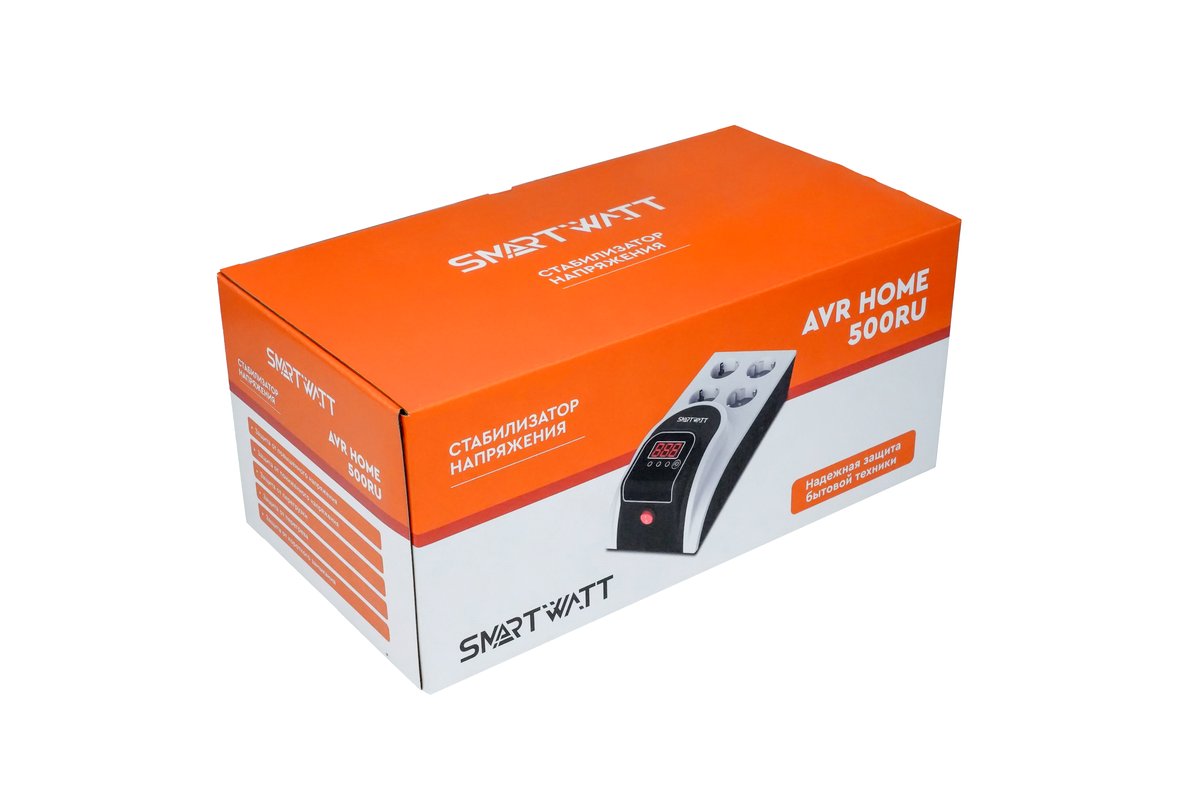 Стабилизатор напряжения SMARTWATT AVR HOME 500RU, 4512020110002