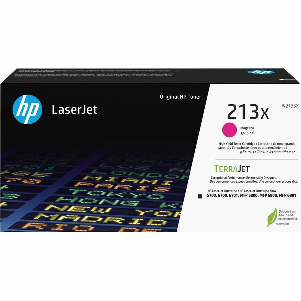 Тонер-картридж/ HP 213X Magenta High Yield Original LaserJet Toner Cartridge, W2133X