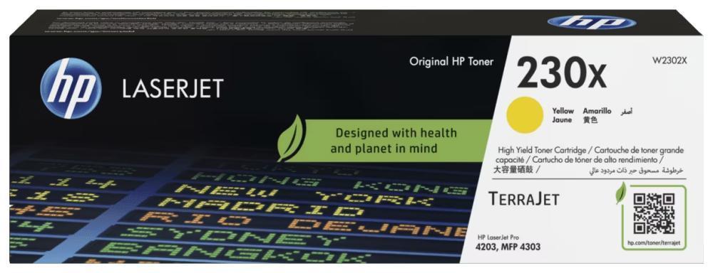 Тонер-картридж/ HP 230X Yellow Original LaserJet Toner Cartridge, W2302X