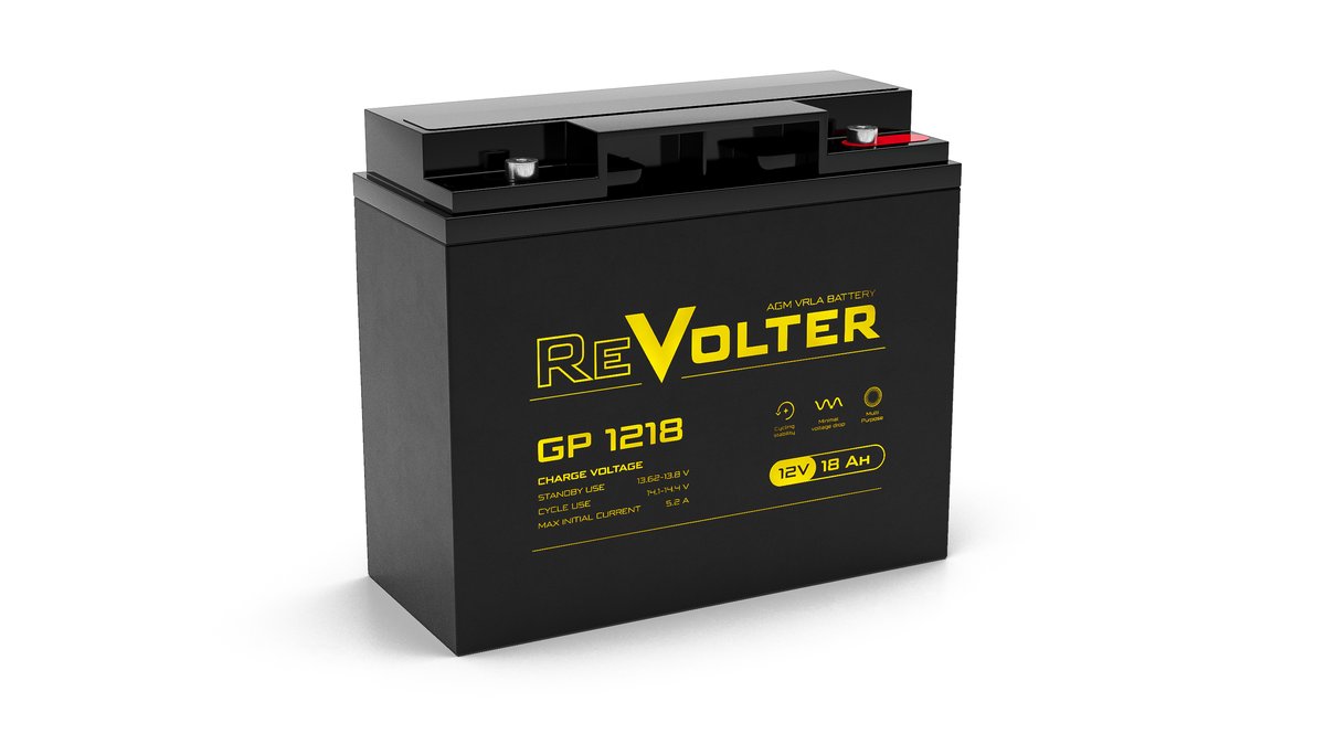 Аккумуляторная батарея DELTA BATTERY DT 1218, 4614010040015