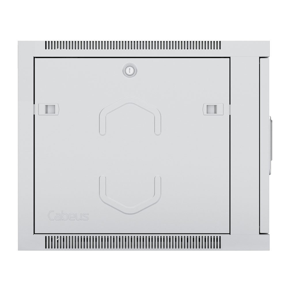 Cabeus SH-05F-6U60/35m Шкаф телекоммуникационный настенный 19" 6U 600x350x368mm (ШхГхВ) дверь металл, цвет серый (RAL 7035)
