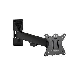 Kromax CASPER-103 black, Кр. стал. наст. для TV 10"-32", max 25 кг, 4 ст св., нак. +5°-15°, пов. 180°, от ст. 57-307 мм, max VESA 100x100 мм., 20170