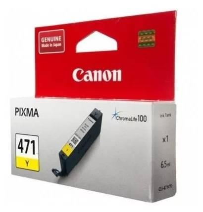 Картридж CANON CLI-471 Y желтый, 6,5 мл, 347 стр, 0403C001